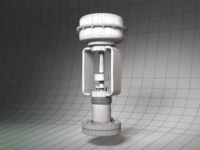 AutoValve metal valve 3D model