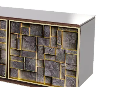 Modern Cabinet Decorative Luxury 3D model