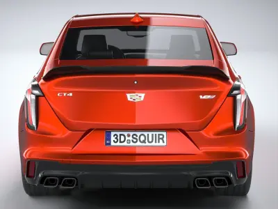 Cadillac CT4-V Blackwing CG 2022 3D model