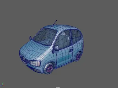 TOON Car 04 3D model