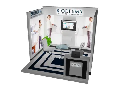 Booth Exhibition Stand a478f  3D model