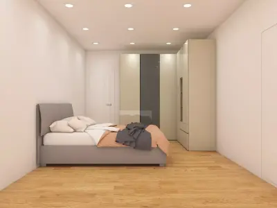 Bedroom Interior Free low-poly 3D model