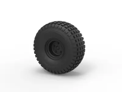 Offroad wheel 18 3D print model