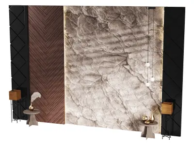 Decorative Wall panel  15 3D model purchase