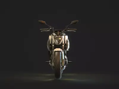 Base model CF Moto 650 NK 2023 3D model