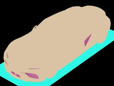 Koenigsegg Gemera Low-poly 3D model