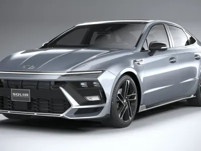 Hyundai Sonata N-Line 2024 3D model