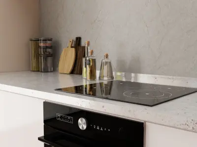 Kitchen interior 3D model purchase