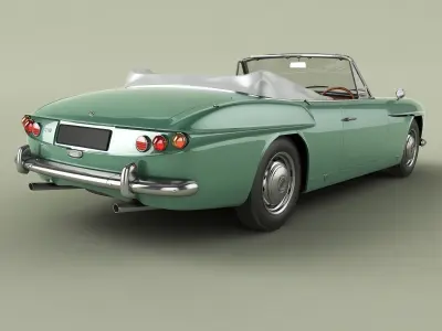 Jensen C-V8 Drophead  3D model