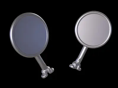 Jeep Kaiser Side Mirrors 3D print model