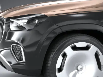 Mercedes-Benz GLS600 Maybach 2024 3D model