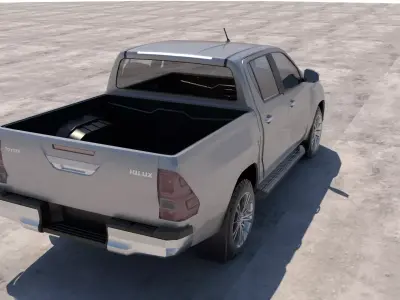 2016Toyota toyota hilux pickup truck 3D model
