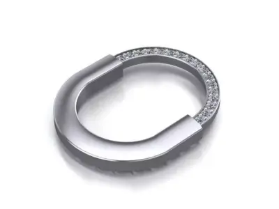 Tiffany lock fussion pendant 3D print model