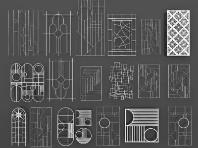 CNC Decorative Panel  3D model