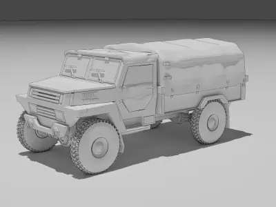 Israel Automotive Industries ABIR 3D print model