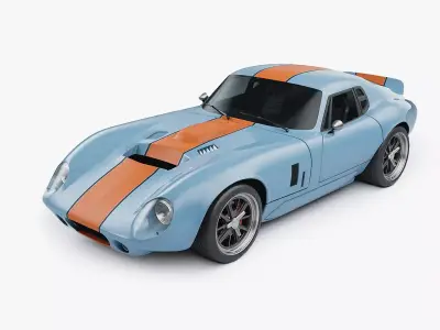1965 Type 65 Coupe - Daytona 3D model