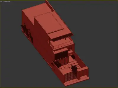  Townhouse construction 3D print model