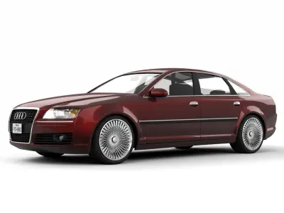 Audi A8 Quattro 2005  3D model