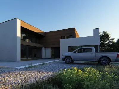 MODERN HOUSE 1 3D model