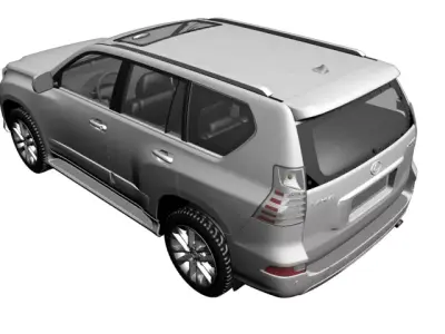 Lexus Gx-460 Low-poly 3D model