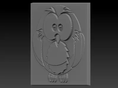 Birdd owl 3D print model