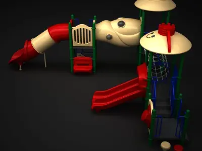 Outdoor Castle 3D model