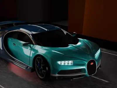 Bugatti 3d model  3D model