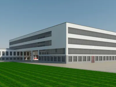 Bauhaus Dessau 3D model