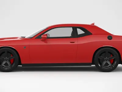 Dodge Challenger SRT Hellcat 2018 3D model