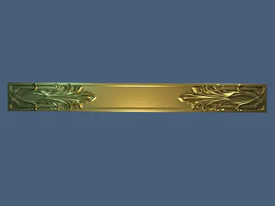 MOLDING decorative pattern ready for 3D printing 3D model 3D print model