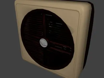 Air Circulator 80s model 3D model