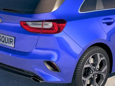 Kia Ceed 2019  3D model
