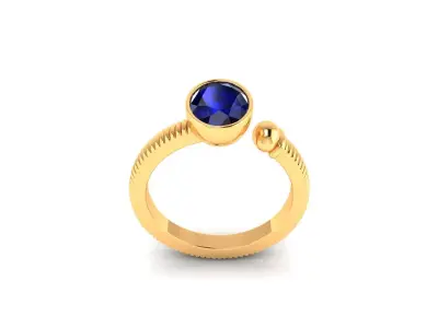 Ring M177 The luxury female ring with gems wedding oval shaped 3D print model