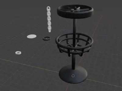 Discgolf Basket 3D print model