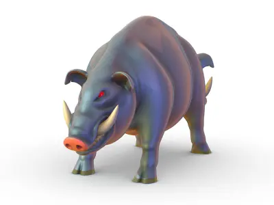 High-Poly the Mythical Binfen 3D model