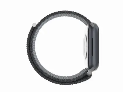 Apple Watch Series 9 Sport Loop Midnight Low-poly 3D model