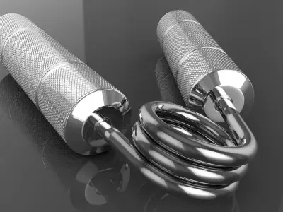 3D Steel Hand Gripper 3D model