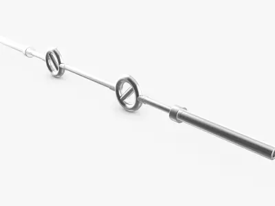 Barbell 3D Model 3D model