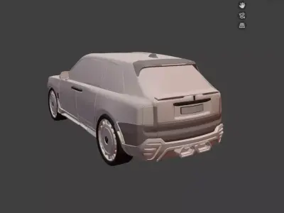 Rolls-Royce Cullinan Mansory Solid STL model for 3d Printing 3D print model