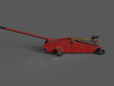 car jack lift Low-poly 3D model