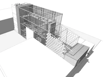 TAK Architects - Ccasa hostel 3D model
