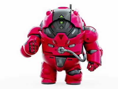 AMONG US CHARACTER-H  Rigged for Unreal Engine - Unity - MIXAMO  3D model