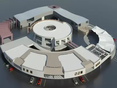 Culture Center 3D model