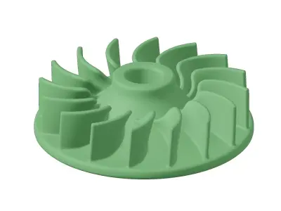 Plastic Automotive Engine Flywheel 3D model