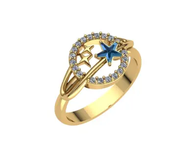 Ring star  3D print model
