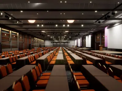 Korea Coex Exhibition Grand Ballroom 3D model