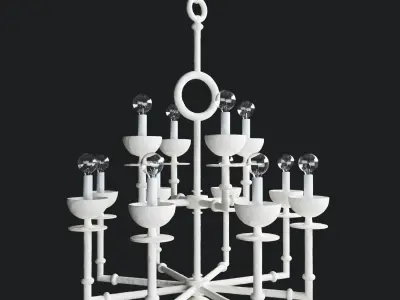 Draper Chandeliers 3D model