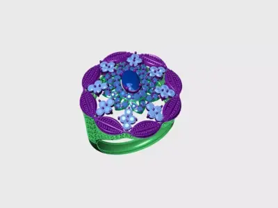 Rings 3D print model