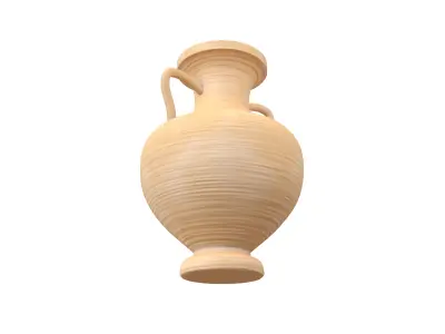Roman Pottery v2 004 Low-poly 3D model