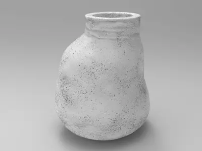 Ember Vase Low-poly 3D model